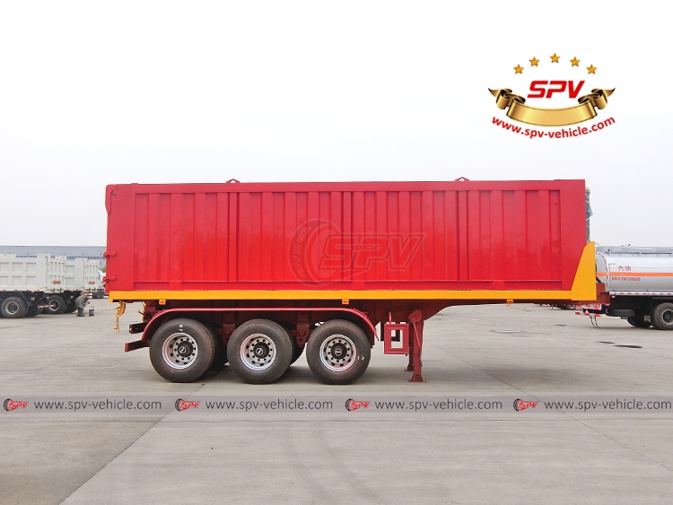 3 alxes Tipping Semi-trailer - RS